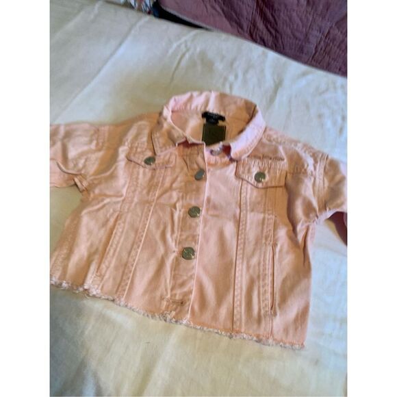 Bebe Pink Cropped Jacket - Picture 1 of 7